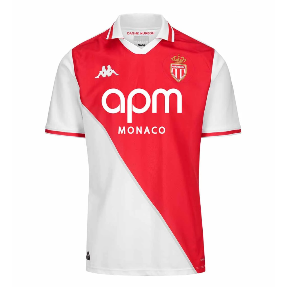 (M) AS Monaco Home Shirt 2024/25