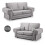 (Grey, 3 + 2 Seater) Milan Fullback Sofa Sets 1