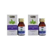 Hemani Lemon Verbena Herbal Oil 30ml Pack Of 2 |Treatment of Flu & Fevers |Strengthening Nervous System |Essential Oil & Multipurpose Oil