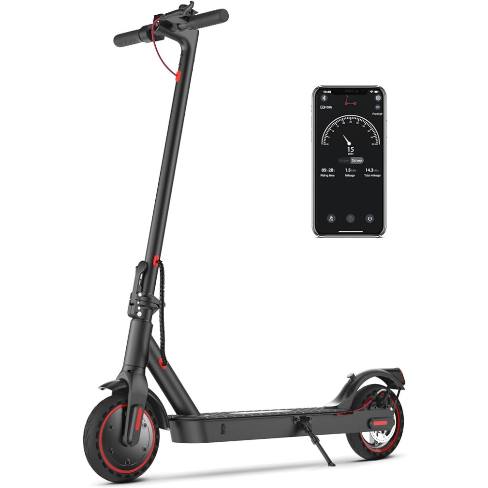 ISINWHEEL I9 Electric Scooter 42V7.5h Battery 350W,8.5 Inch solid tire