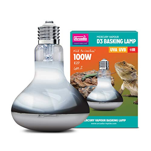 Arcadia Arcadia D3 UV Basking Lamp, 100 W, E27