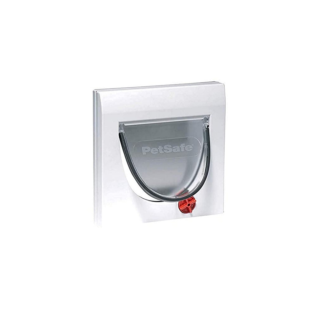 PetSafe Staywell 4 Way Locking Classic Cat Flap, Easy Install, Durable, Pet Door for Cats - (Tunnel Included)