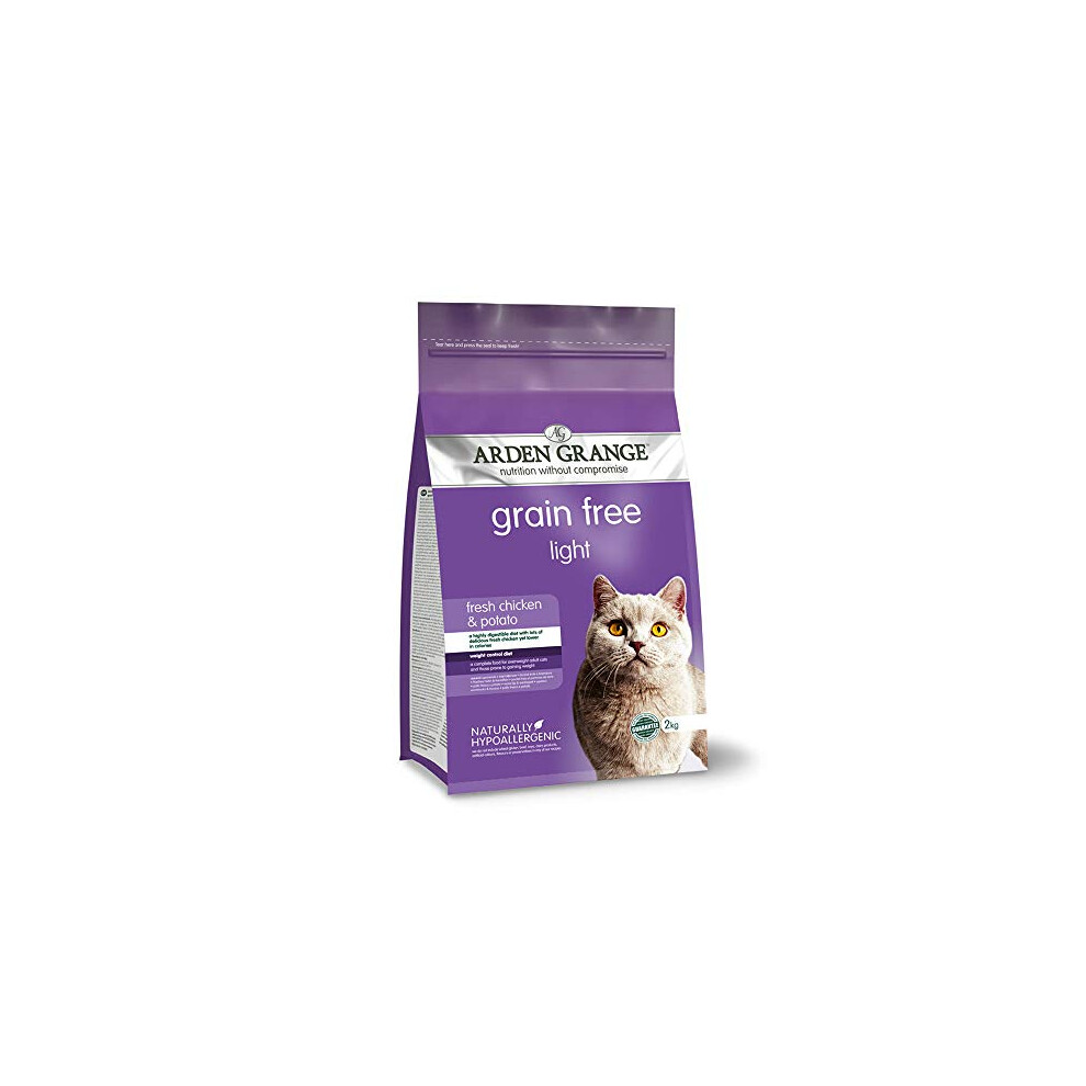 Arden Grange Adult Dry Cat Food Light, Chicken, 400g