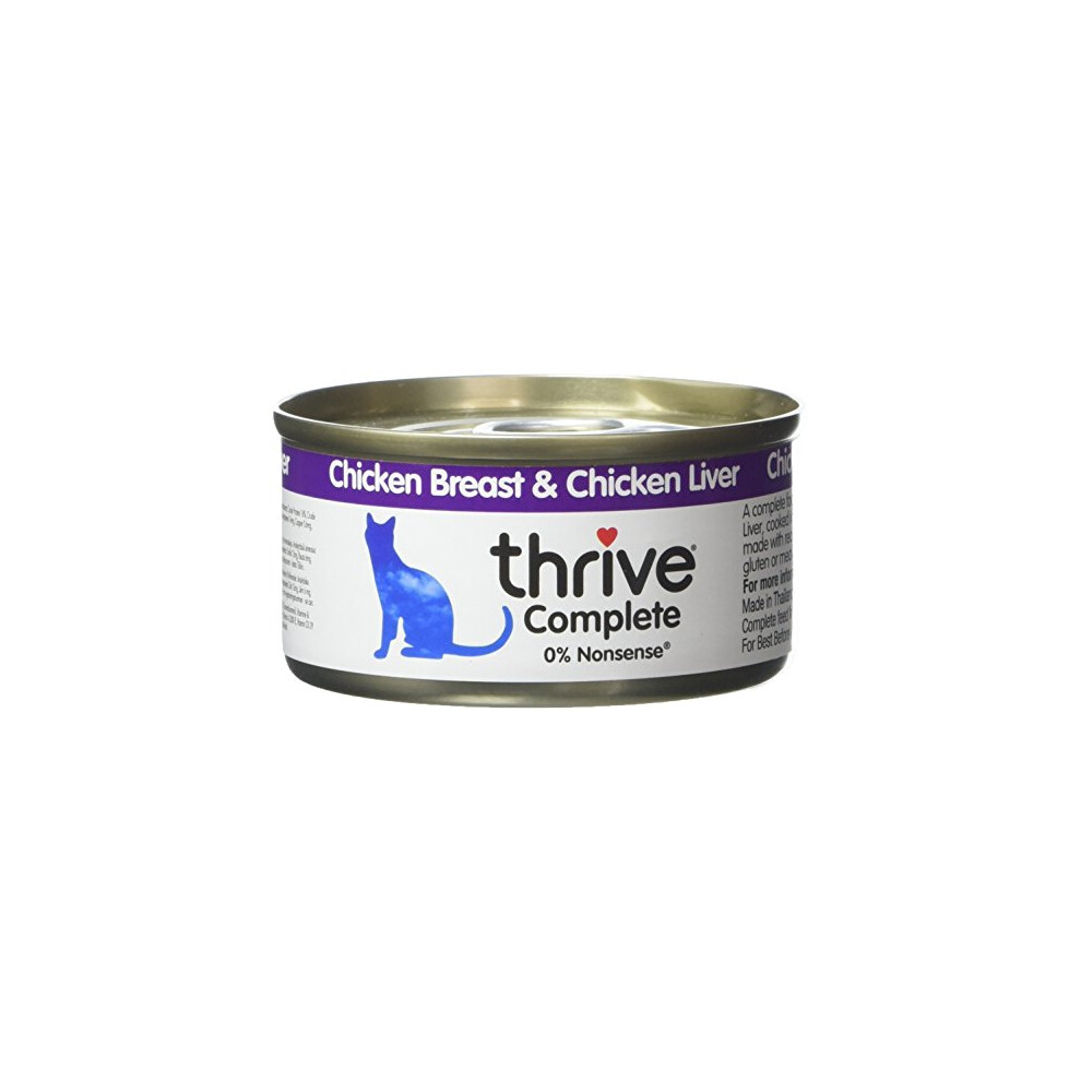 Thrive Cat Food Complete Chicken and Liver, Pack of 6