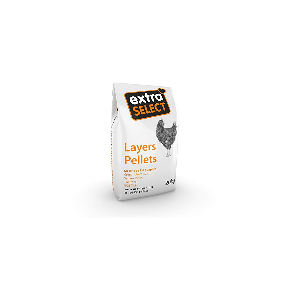 Extra Select Complete Layers Pellets Poultry Feed, 20 Kg