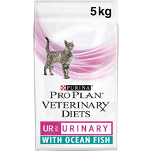 PRO PLAN VETERINARY DIETS Feline UR Urinary Dry Cat Food Ocean Fish 5kg (1804820)