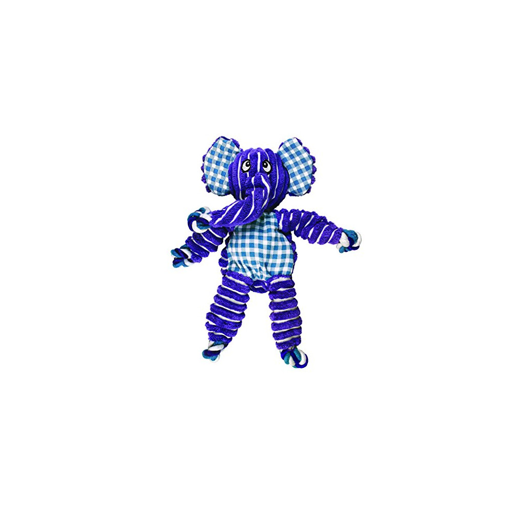 Kong - Floppy Knots Elephant - Internal Knotted Ropes And Minimal Stuffing For Less Mess - For Medium/Large Dogs