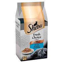 Sheba Fresh Choice Cat Pouches Fish Collection in Jelly 8x (6x 50g)