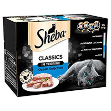 Sheba Classics Cat Tray Ocean Collection in Terrine 4x12x 85g