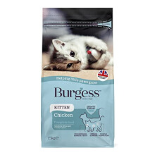 Burgess Dry Kitten Food Chicken, 1.5 kg