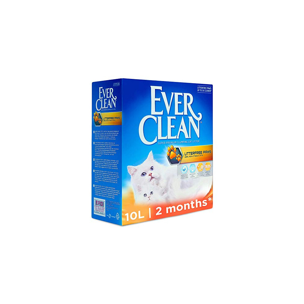 Ever Clean Litterfree Paws Cat Litter, 10 Litre, Scented