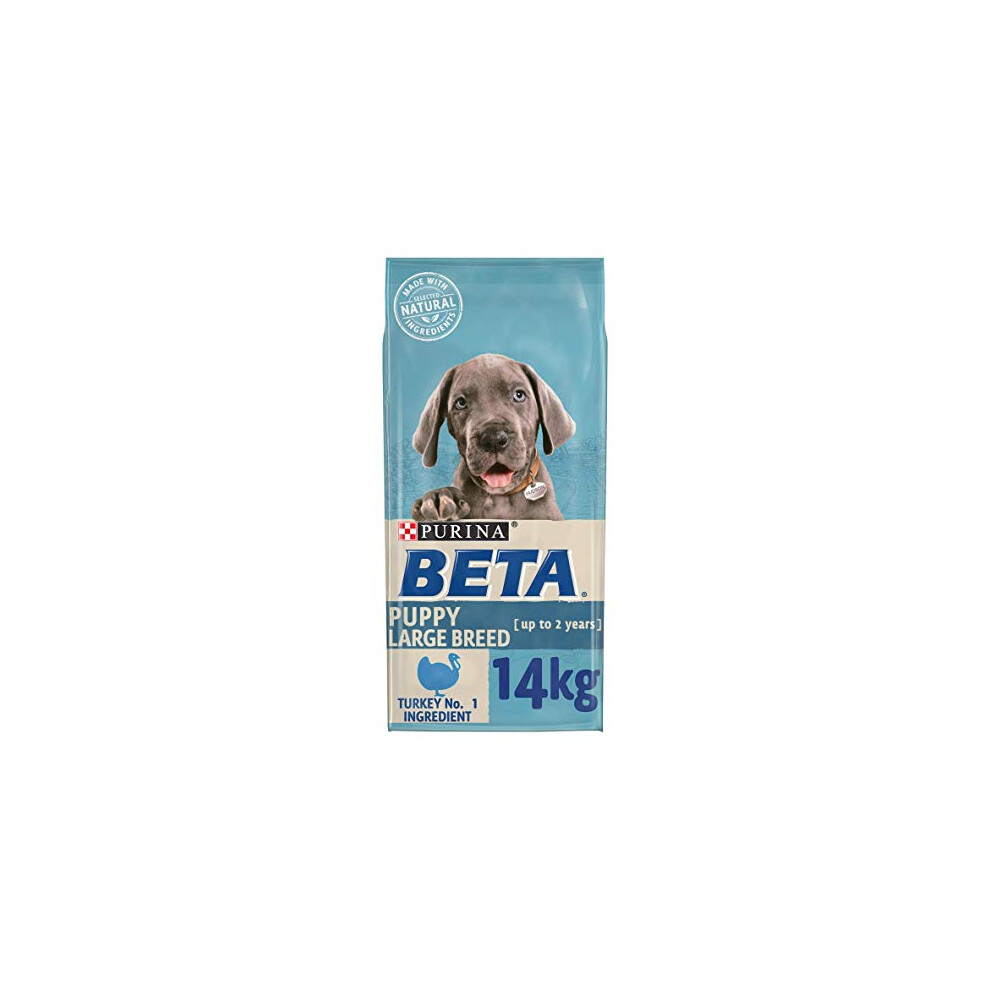 Purina Beta Puppy Large Breed Dry Dog Food Turkey 14Kg