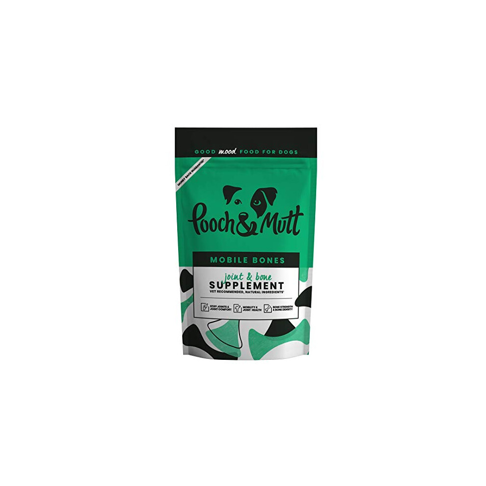 Pooch & Mutt - Mobile Bones, Supplement for Dog Joints (Comfort, Mobility and Strength), 200g