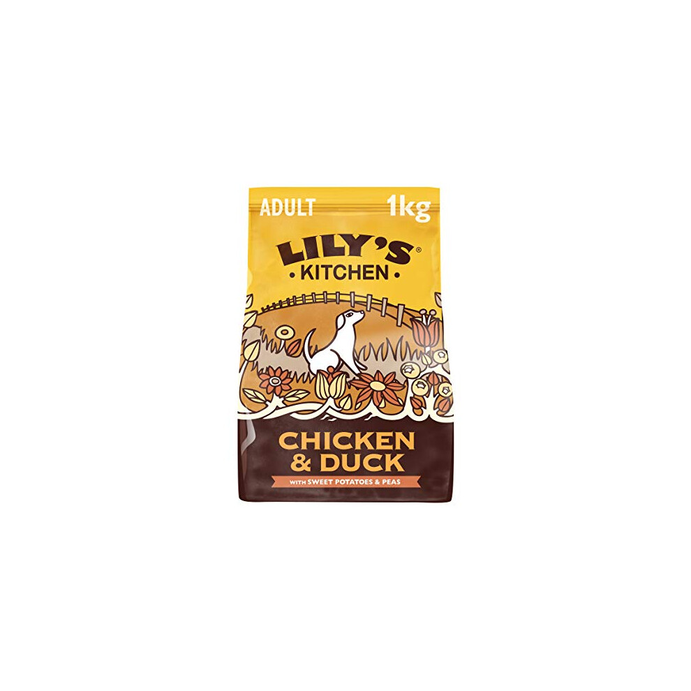 Lily's Kitchen Chicken And Duck Countryside Casserole Natural Free Complete Adult Dry Dog Food 4 X 1 Kg Grain