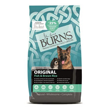 Burns Pet Nutrition Hypoallergenic Complete Dry Dog Food Adult and Senior Dog Original Fish and Brown Rice 2 kg