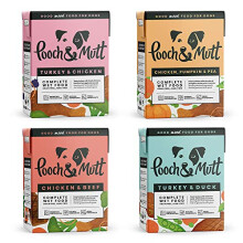 Pooch & Mutt - Wet Dog Food (Grain Free), Complete & Fresh, Mixed Flavours, 12x375g