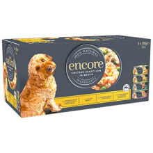 Encore 100% Natural Wet Dog Food, Chicken Selection Multipack, 5 x 156g