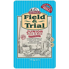 Skinners Field & Trial Junior Duck & Rice Ãââ Complete Dry Dog Food, Sensitive, Supports Gut Health, With Added Omega 3, 15kg
