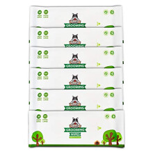 Pogi's Grooming Wipes - 120-Count Travel Pack - Hypoallergenic Pet Wipes for Dogs & Cats - Biodegradable, Green Tea Scent, Deodorising Dog Wipes