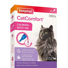 Beaphar CatComfort Calming Spot-On, 3 Pipettes