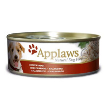 Applaws 100 Percent Natural Wet Dog Food, Chicken Breast in Broth 156 g Tin (Pack of 12)