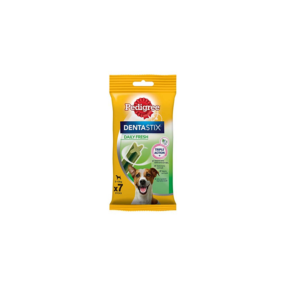 Pedigree Dentastix - Fresh Daily Dental Chews Small Dog, 70 Sticks - 10 x 110 g