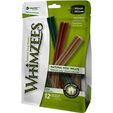 WHIMZEES Natural Dental Dog Chews Long lasting, Stix Medium, 14 Pieces