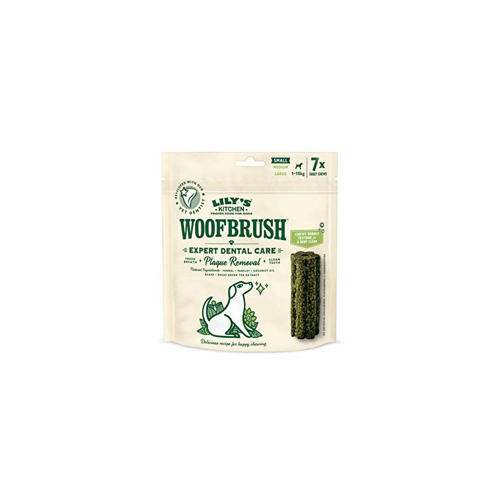 Lily's Kitchen Woofbrush Dental Chew Small, 22g x Pack of 7