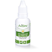 AniForte Ear Mite Drops 20ml for Dogs, Cats, Rodents and Pets: Treatment for Pets and Animals to Kill & Remove Ear Mites, Ear-Drops