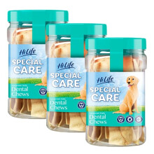 HiLife Special Care Daily Dental Dog Chews Spearmint '3 x Jars - Total 36 Chews'