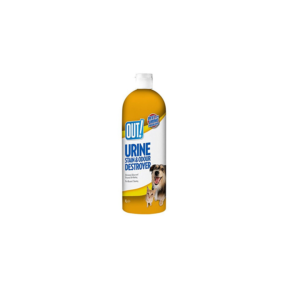 OUT! Urine Stain & Odour Destroyer for Pets - 1 Litre