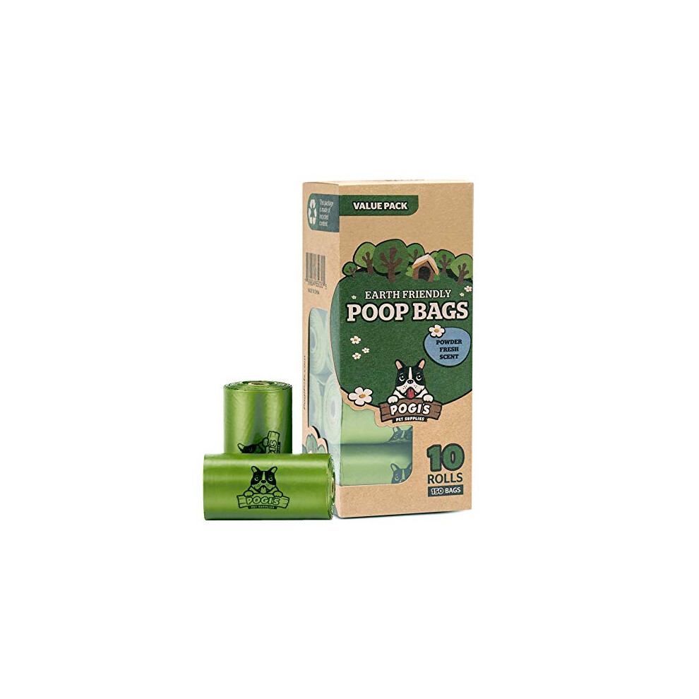 Pogi's Pet Supplies Pogi's Poop Bags - 10 Rolls (150 Dog Poo Bags) - Scented, Leak-Proof, Biodegradable Poo Bags For Dogs