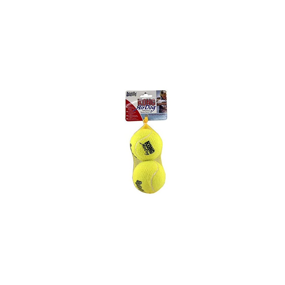 Kong - Air Squeaker Tennis Ball Large (X2)