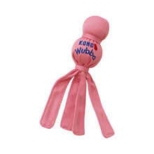 KONG - Wubba Puppy - Nylon Tug of War Dog Toy - For Small Puppy (Assorted Colours)