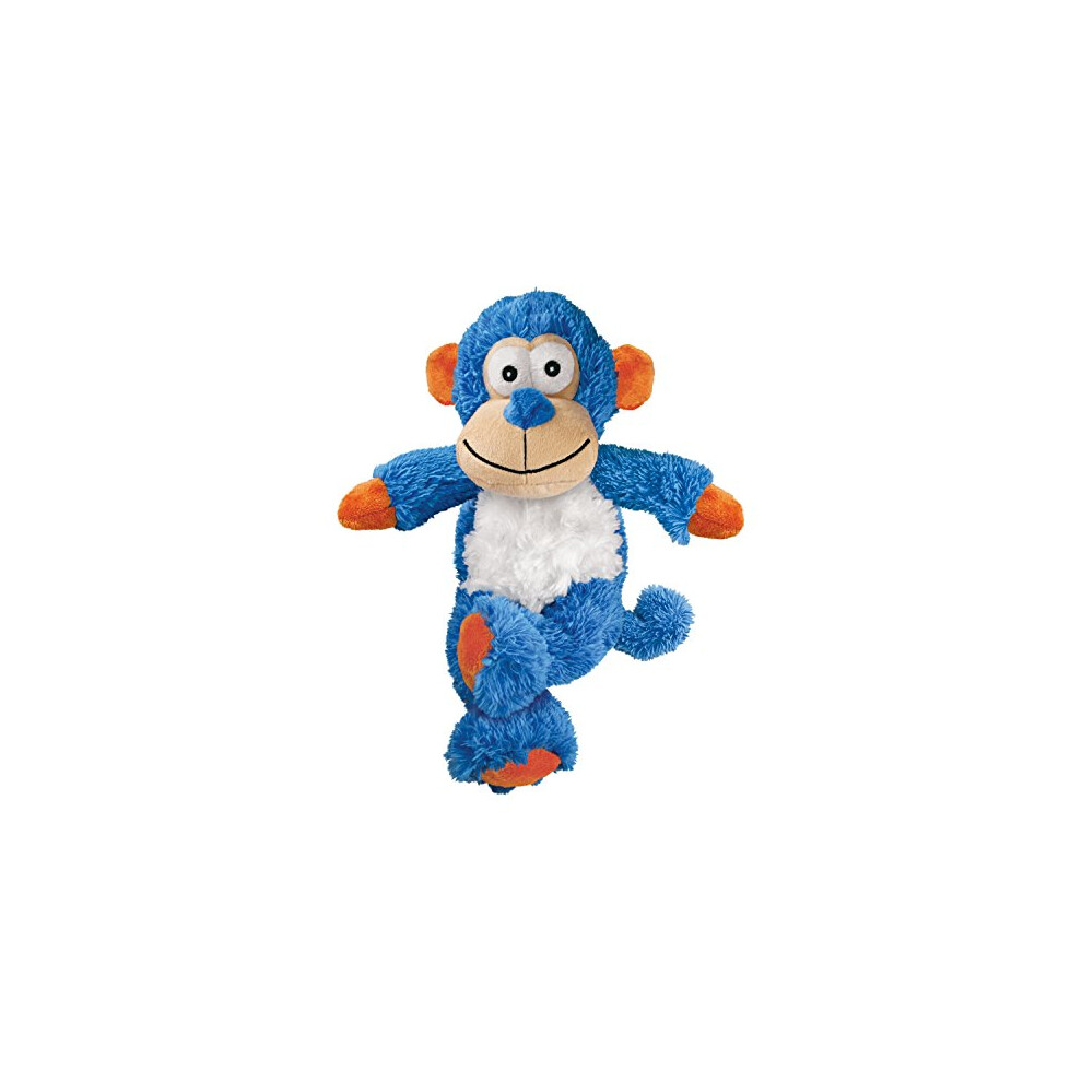 KONG - Cross Knots Monkey - Internal Knotted Ropes and Minimal Stuffing for Less Mess - For Small and Medium Dogs