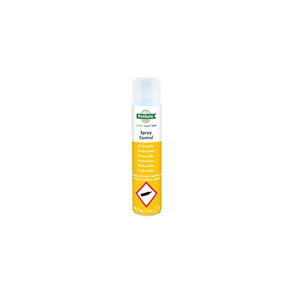 PetSafe - Anti-Bark Spray Refill, 300-400 jets, Ecological Formula, Compatible with Collar and Spray Training System (old version) - Citronella