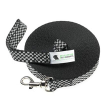 Maximum Pet Products 65ft 20M Dog & Horse Training Lunge Lead. 25mm - 1" Wide. Very Strong (Chekered)