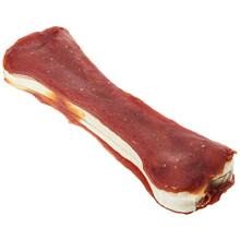 Pets Unlimited Chewy Bone with Duck, Large, clear