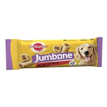 Pedigree Jumbone - Medium Adult Dog Treats with Beef and Poultry Flavour, 24 Chews 180 g