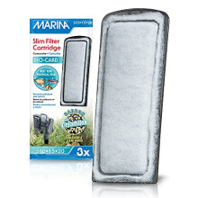 Marina Bio-Carb Carbon Slim Filter Tropical Cartridge, Pack of 3