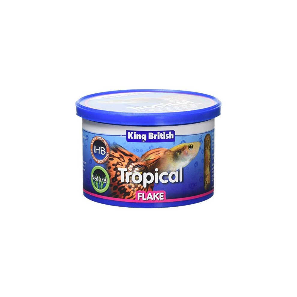 King British Tropical Fish Flake 55g