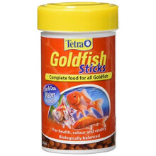 Tetra Fish Food Goldfish Food Sticks, Complete Fish Food for All Goldfish, 100 ml