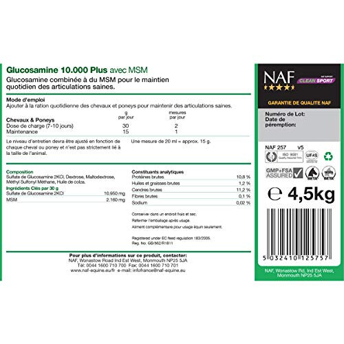 NAF Glucosamine 10000 Plus with MSM 1