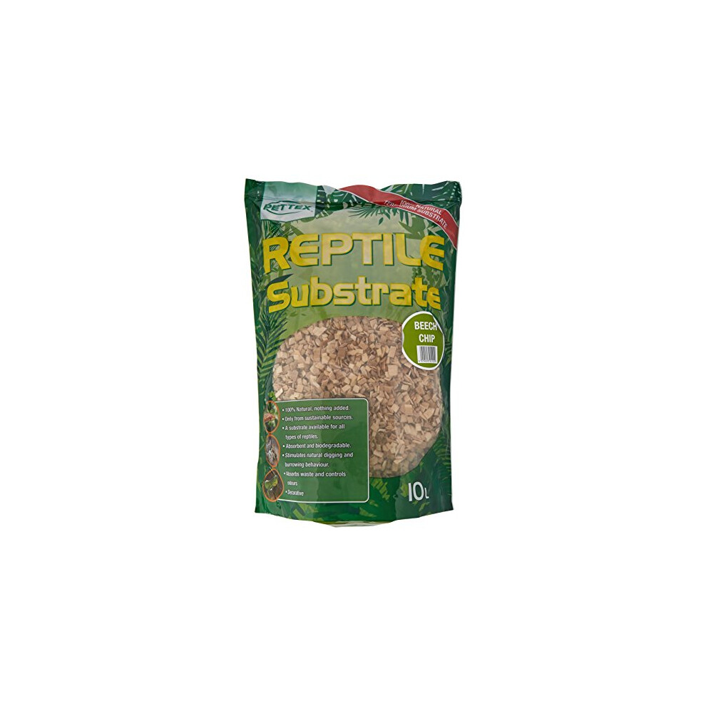 Pettex Reptile Substrate - Beech Chips 10 Litre