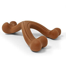 Nylabone Extreme Tough Dog Chew Toy, Wishbone Bison Flavour, Small, for Dogs Up to 11 kg