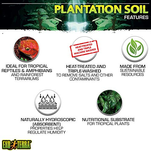 Exo Terra Plantation Soil Substrate, 8.8 Litre 1