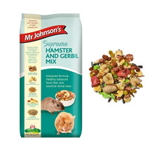 iXium Mr Johnsons Supreme Hamster and Gerbil Mix Muesli Mealworm Fibre Food 900g