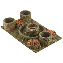 Rosewood Naturals Hide N Treat Maze Boredom Breaker Chew Toy and Treats, transparent