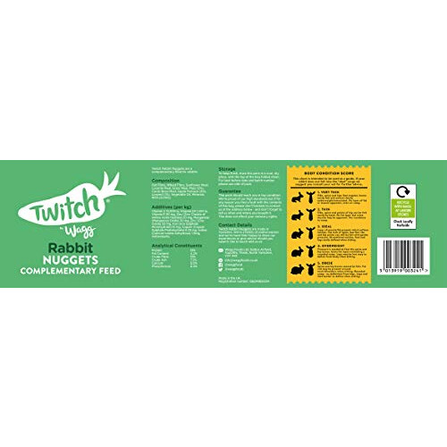 Wagg Wagg Twitch Rabbit Food, 10 kg 2