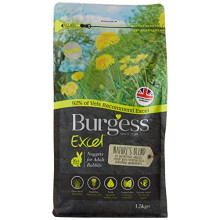 Burgess Excel Natures Blend Rabbit Food, 1.5 kg